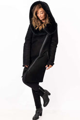 Women's exclusive lambskin coat Veronica